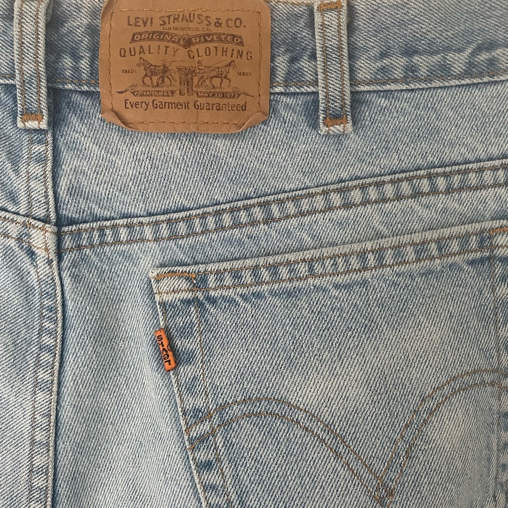 Vintage Levi’s Denim, orange tag